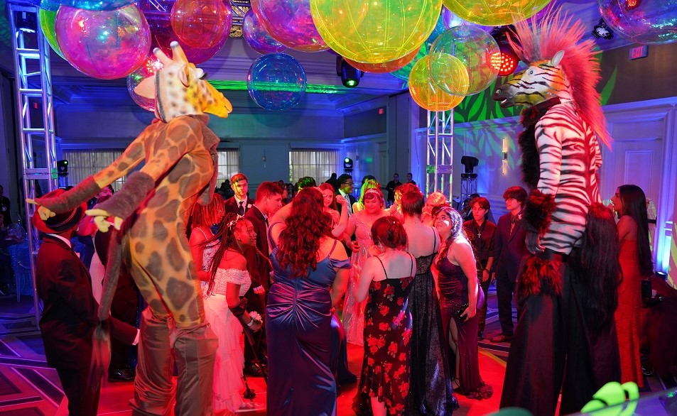 Carlin Prom Attendees Dancing