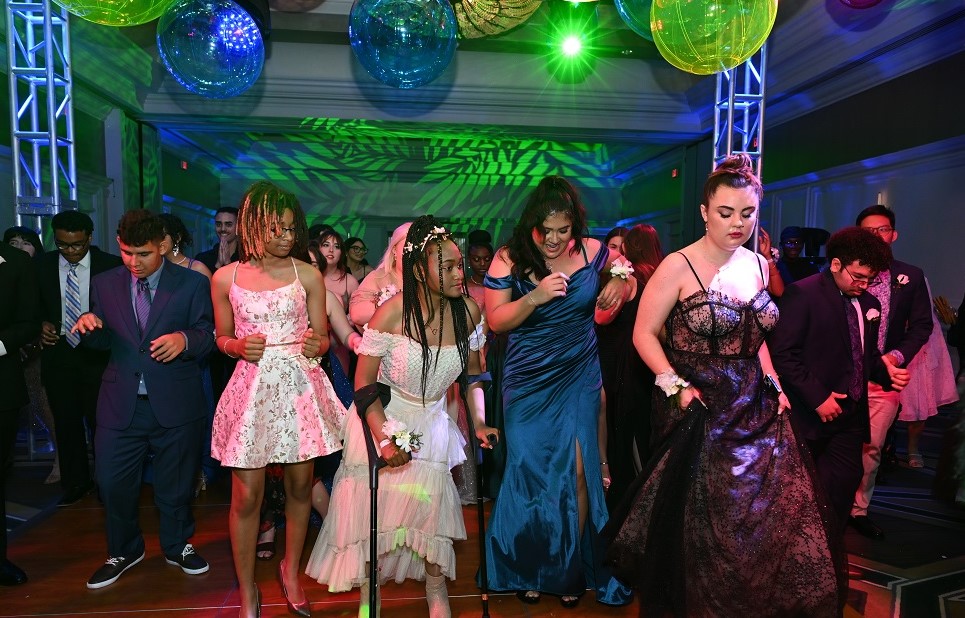 Carlin Prom Attendees Smiling