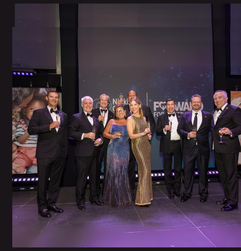 Nicklaus Children's Hospital leadership on stage at Diamond Ball