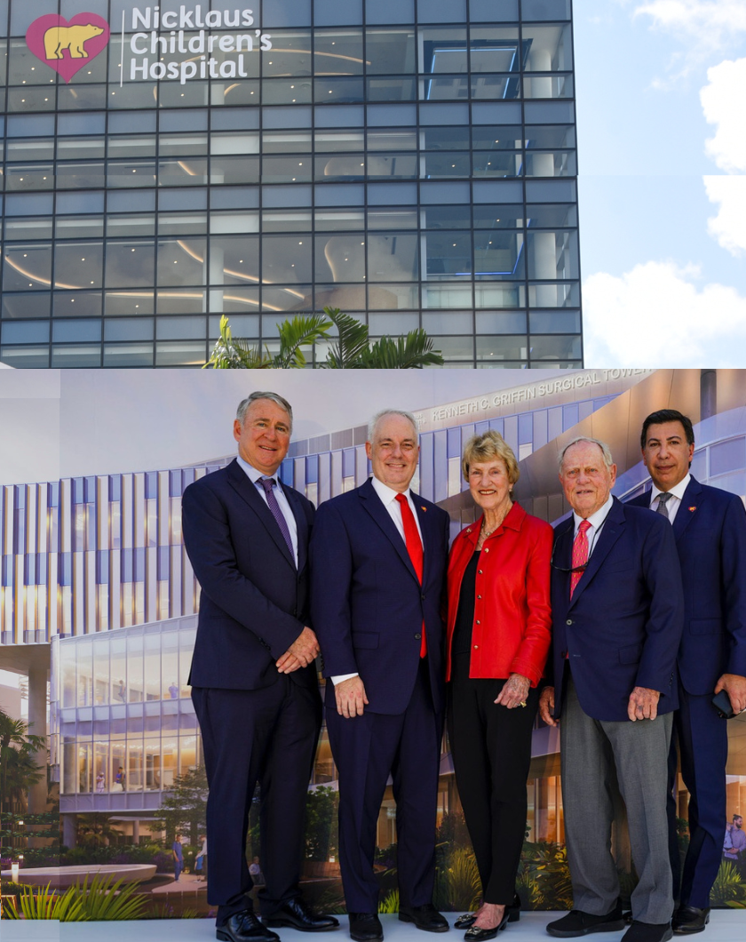 Kenneth C. Griffin Surgical Tower Naming, Group photo