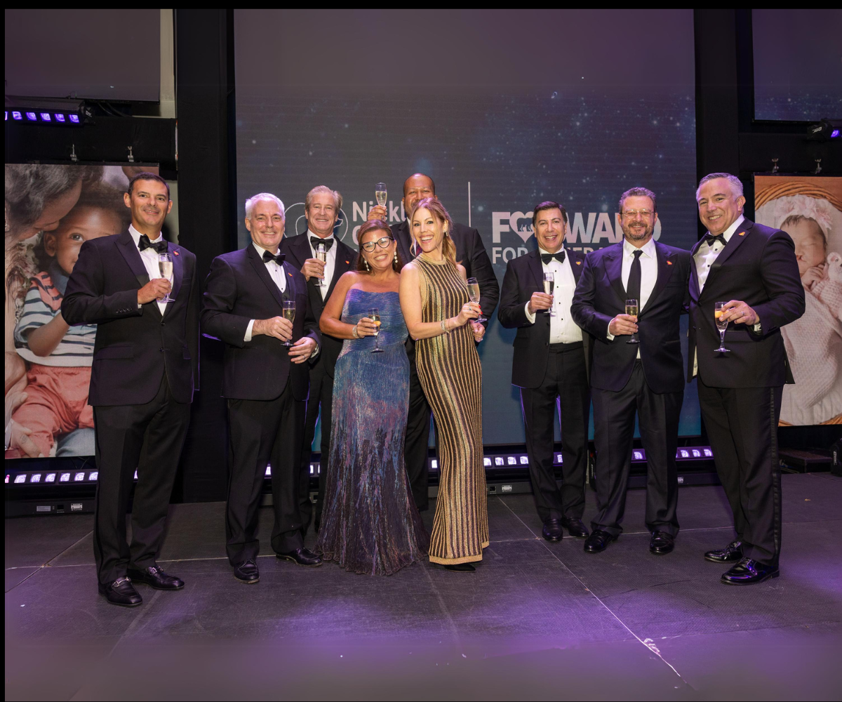 Nicklaus Children's Hospital leadership on stage at Diamond Ball