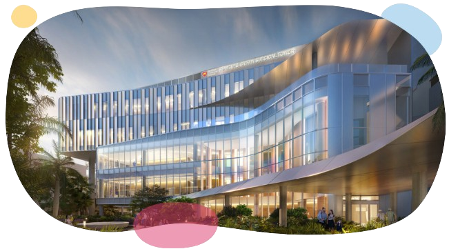 3D rendition of building