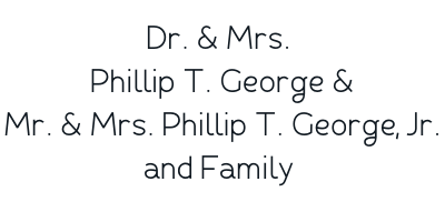 Dr. & Mrs. Phillip T. George, Phillip &  Hikari George, Jr. and Family