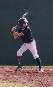 Jameson at bat