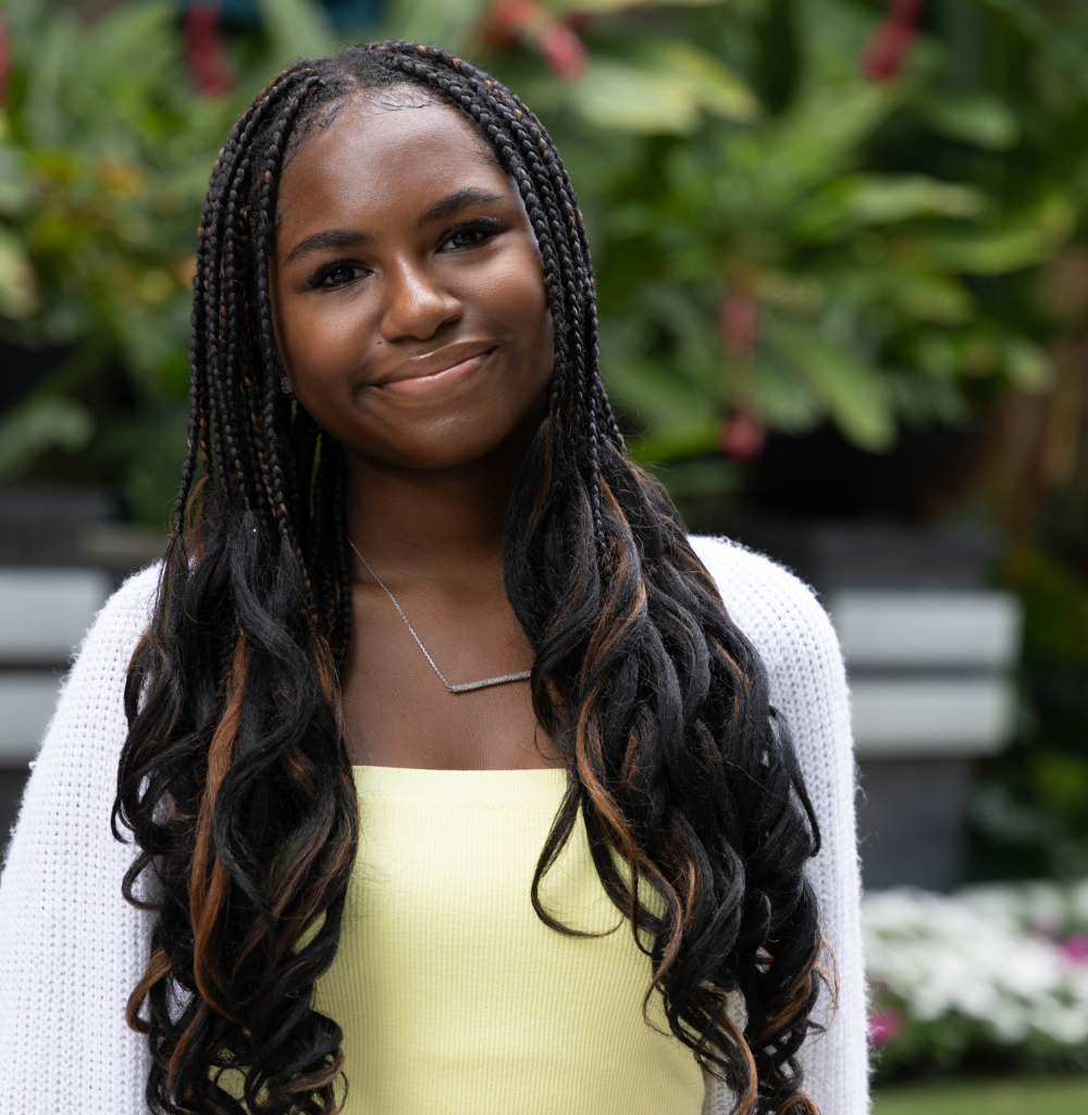 Naomi smiling
